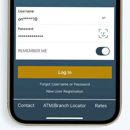1. Inicie sesión en Mobile Banking (banca móvil).